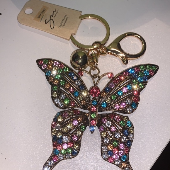 Butterfly purse/bag charm keychain nwt - Picture 1 of 6